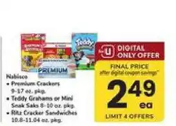 Safeway Nabisco Crackers offer