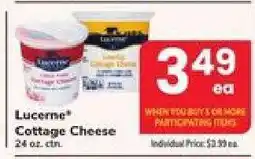 Safeway Lucerne Cottage Cheese offer
