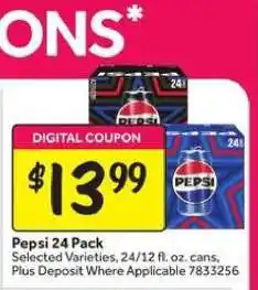 Stop&Shop Pepsi 24 Pack offer