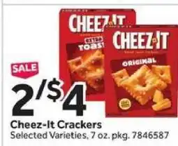 Stop&Shop Cheez • It Crackers offer