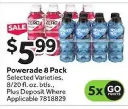Stop&Shop Powerade 8 Pack offer