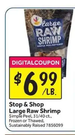 Stop&Shop Stop & Shop Large Raw Shrimp offer