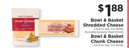 ShopRite Bowl & Basket Shredded Cheese offer