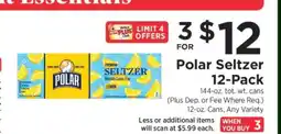 ShopRite Polar Seltzer 12-Pack offer