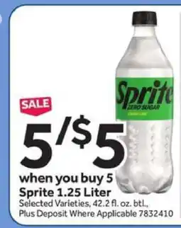 Stop&Shop Sprite 1.25 Liter offer