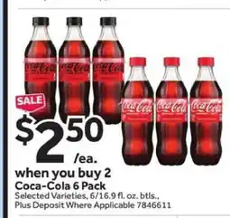 Stop&Shop Coca-Cola 6 Pack offer