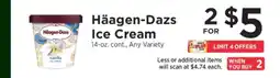 ShopRite Häagen Dazs Ice Cream offer