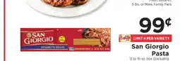 ShopRite San Giorgio Pasta offer