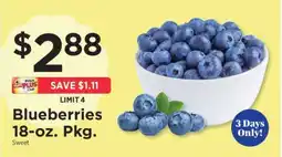 ShopRite Blueberries offer