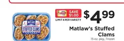 ShopRite Matlaw's Stuffed Clams offer