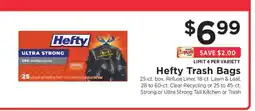 ShopRite Hefty Trash Bags offer