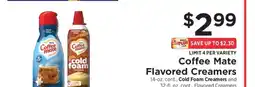 ShopRite Coffee Mate Flavored Creamers offer