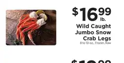 ShopRite Wild Caught Jumbo Snow Crab Legs offer