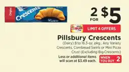 ShopRite Pillsbury Crescents offer