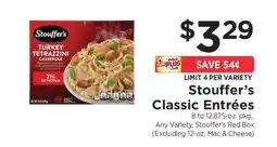 ShopRite Stouffer's Classic Entrées offer