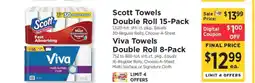 ShopRite Viva Towels Double Roll 8-Pack offer