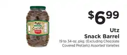 ShopRite Utz Snack Barrel offer
