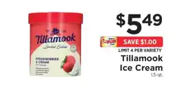 ShopRite Tillamook Ice Cream offer
