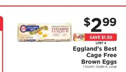 ShopRite Eggland's Best Cage Free Brown Eggs offer
