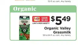 ShopRite Organic Valley Grassmilk offer
