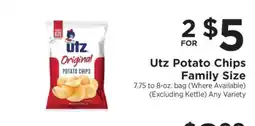ShopRite Utz Potato Chips Family Size offer