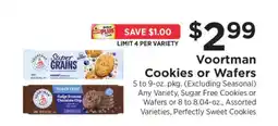 ShopRite Voortman Cookies or Wafers offer