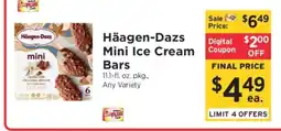 ShopRite Häagen-Dazs Mini Ice Cream Bars offer