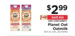 ShopRite Planet Oat Oatmilk offer