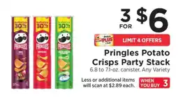 ShopRite Pringles Potato Crisps Party Stack offer
