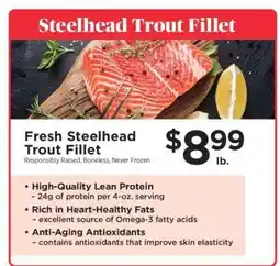 ShopRite Steelhead Trout Fillet offer
