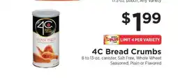 ShopRite 4C Bread Crumbs offer