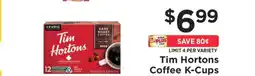 ShopRite Tim Hortons Coffee K-Cups offer