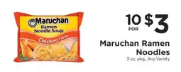ShopRite Maruchan Ramen Noodles offer