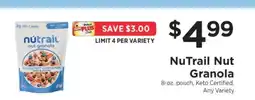 ShopRite NuTrail Nut Granola offer