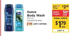 ShopRite Suave Body Wash offer