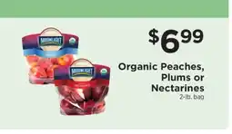 ShopRite Organic Peaches, Plums or Nectarines offer