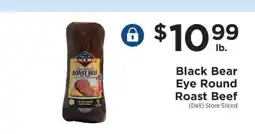 ShopRite Black Bear Eye Round Roast Beef offer