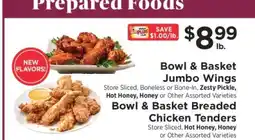ShopRite Bowl & Basket Jumbo Wings offer