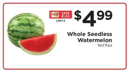 ShopRite Whole Seedless Watermelon offer