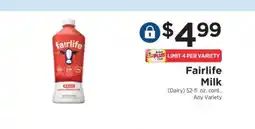 ShopRite Fairlife Milk offer