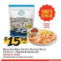 Winn Dixie Blue Sea Raw Tail On Shrimp offer