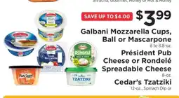 ShopRite Galbani Mozzarella Cups, Ball or Mascarpone offer