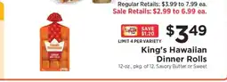 ShopRite King's Hawaiian Dinner Rolls offer
