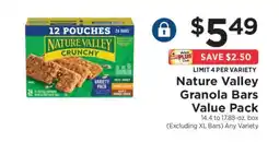 ShopRite Nature Valley Granola Bars Value Pack offer