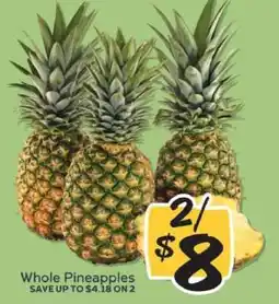Winn Dixie Whole Pineapples offer