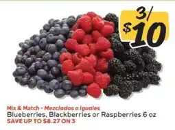 Winn Dixie Blueberries, Blackberries or Raspberries offer