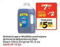 Winn Dixie Dawn Ultra Original offer