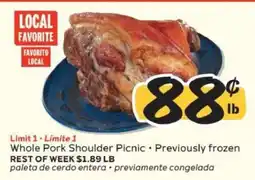 Winn Dixie Whole Pork Shoulder Picnic offer
