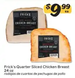 Winn Dixie Frick's Quarter Sliced Chicken Breast offer
