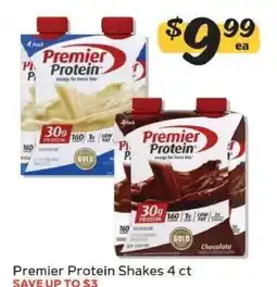 Winn Dixie Premier Protein Shakes 4 ct offer